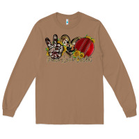 Toasted Coconut peace love cricket Long Sleeve Tee - RacoonDesign