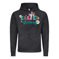 Vintage Black easter blessing with  cross Vintage Hoodie - Artiststas
