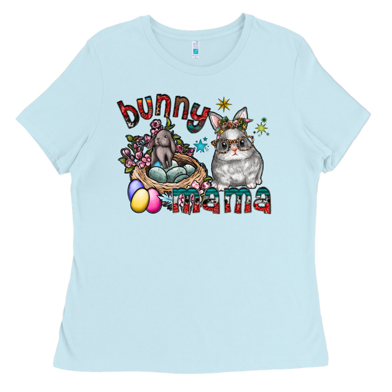 Bunny Mama Ladies Tee by CowhideDigitalArt | Teevron