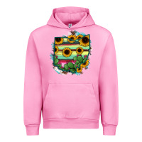 Fuchsia Pink Ohio Map Sunflower Cactus Serape Urban Hoodie - RanaPortraitStore
