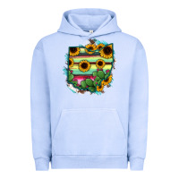 Pigment Grape Ice Ohio Map Sunflower Cactus Serape Urban Hoodie - RanaPortraitStore