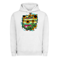 Pigment Lunar Rock Ohio Map Sunflower Cactus Serape Urban Hoodie - RanaPortraitStore