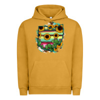 Pigment Peanut Butter Ohio Map Sunflower Cactus Serape Urban Hoodie - RanaPortraitStore