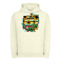 Pigment Pistachio Ohio Map Sunflower Cactus Serape Urban Hoodie - RanaPortraitStore