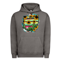 Pigment Tornado Ohio Map Sunflower Cactus Serape Urban Hoodie - RanaPortraitStore