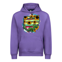 Tulip Ohio Map Sunflower Cactus Serape Urban Hoodie - RanaPortraitStore