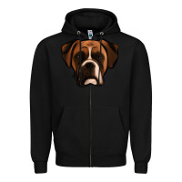 Black Boxer Zipper Hoodie - Jasminsmagicworld