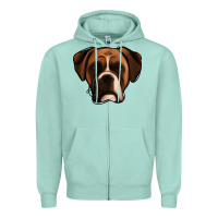 Seafoam Boxer Zipper Hoodie - Jasminsmagicworld