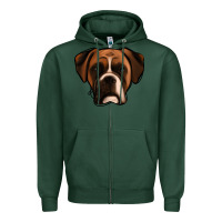 Sports Green Boxer Zipper Hoodie - Jasminsmagicworld
