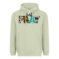 Matcha Just Pray Heavyweight Hoodie - RanaPortraitStore