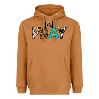 Meerkat Just Pray Heavyweight Hoodie - RanaPortraitStore