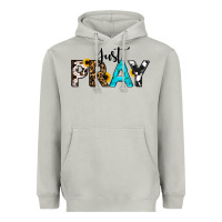 Moon Dust Just Pray Heavyweight Hoodie - RanaPortraitStore