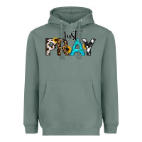 Sage Just Pray Heavyweight Hoodie - RanaPortraitStore