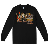 Black peace love dog mama Long Sleeve Tee - RacoonDesign