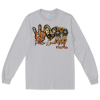 Moon Dust peace love dog mama Long Sleeve Tee - RacoonDesign