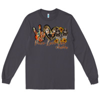 Smoke peace love dog mama Long Sleeve Tee - RacoonDesign