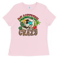 Bubblegum Pink Beautiful Crazy Summer Ladies Tee - CowhideDigitalArt