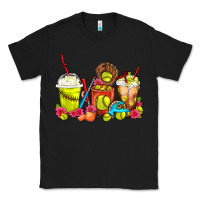 Black Softball Coffee Cups Classic Tee - FaDigitalArtStudio