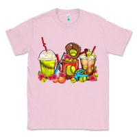 Bubblegum Pink Softball Coffee Cups Classic Tee - FaDigitalArtStudio