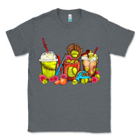 Charcoal Heather Softball Coffee Cups Classic Tee - FaDigitalArtStudio