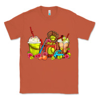 Copper Softball Coffee Cups Classic Tee - FaDigitalArtStudio