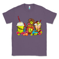 Lavender Softball Coffee Cups Classic Tee - FaDigitalArtStudio