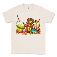 Natural Softball Coffee Cups Classic Tee - FaDigitalArtStudio