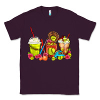 Plum Softball Coffee Cups Classic Tee - FaDigitalArtStudio