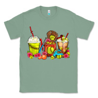 Sage Softball Coffee Cups Classic Tee - FaDigitalArtStudio