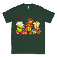 Sports Green Softball Coffee Cups Classic Tee - FaDigitalArtStudio