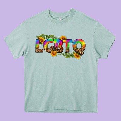 Western Lgbtq Heavy Core Tee Designed By Bundleandbundleshop