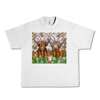 Lunar Rock easter cow Urban Heavy Tee - CowhideDigitalArt