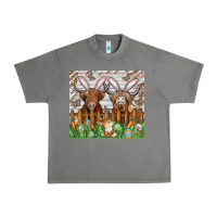 Tornado easter cow Urban Heavy Tee - CowhideDigitalArt