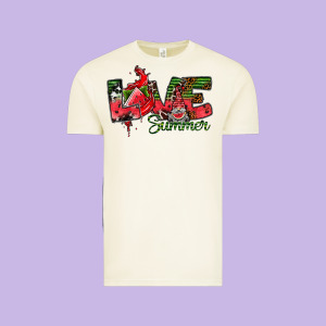 Love Summer Vintage Tee Designed By Cowhidedigitalart