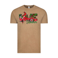 Vintage Coffee Love Summer Vintage Tee - CowhideDigitalArt