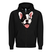 Black French Bulldog Zipper Hoodie - Jasminsmagicworld
