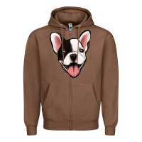 Chestnut French Bulldog Zipper Hoodie - Jasminsmagicworld