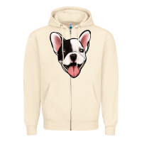 Sandshell French Bulldog Zipper Hoodie - Jasminsmagicworld