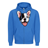 True Royal French Bulldog Zipper Hoodie - Jasminsmagicworld