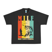 Pigment Black fishing t  shirt milf man i love fishing t  shirt Urban Heavy Tee - baoMotion