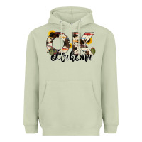 Matcha oklahoma state cowhide serape cactus Heavyweight Hoodie - RanaPortraitStore