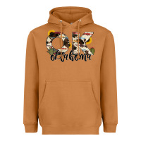 Meerkat oklahoma state cowhide serape cactus Heavyweight Hoodie - RanaPortraitStore