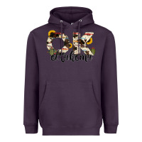 Plum oklahoma state cowhide serape cactus Heavyweight Hoodie - RanaPortraitStore