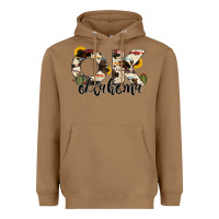 Toasted Coconut oklahoma state cowhide serape cactus Heavyweight Hoodie - RanaPortraitStore