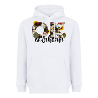 White oklahoma state cowhide serape cactus Heavyweight Hoodie - RanaPortraitStore
