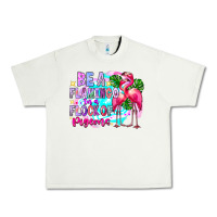 Pistachio bea flamingo in a flock of pigeons Urban Heavy Tee - CowhideDigitalArt