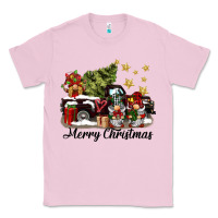 Bubblegum Pink merry christmas gnomes truck Classic Tee - BarkalooDesign