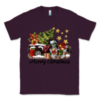 Plum merry christmas gnomes truck Classic Tee - BarkalooDesign
