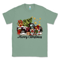 Sage merry christmas gnomes truck Classic Tee - BarkalooDesign