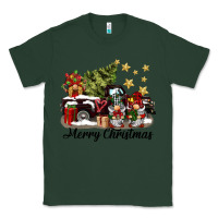 Sports Green merry christmas gnomes truck Classic Tee - BarkalooDesign